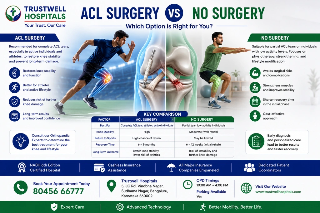 acl surgery vs no surgery