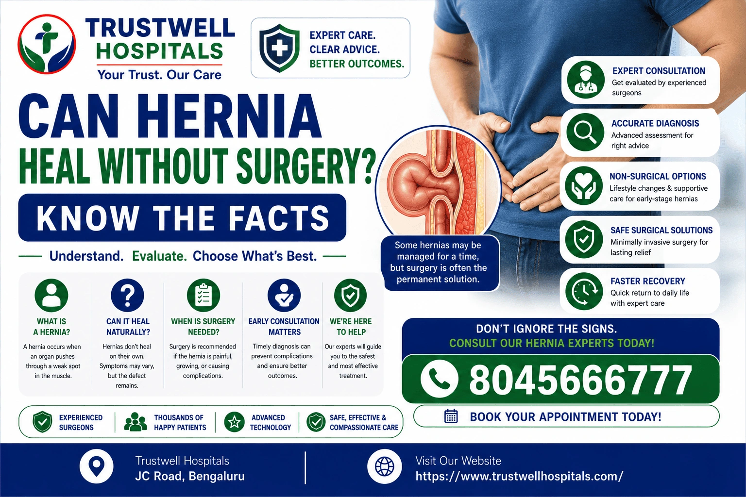 Can Hernia Heal Without Surgery