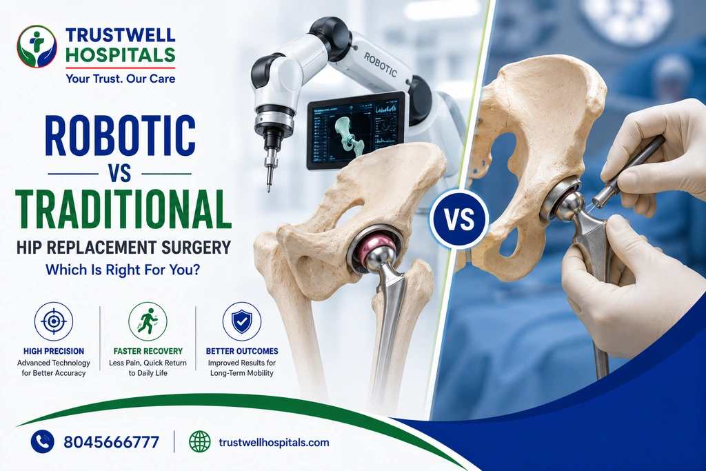 robotic vs traditional hip replacement surgery