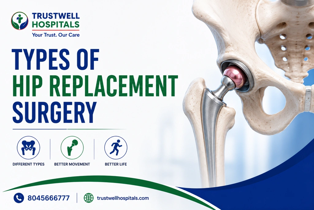 types of hip replacement surgery