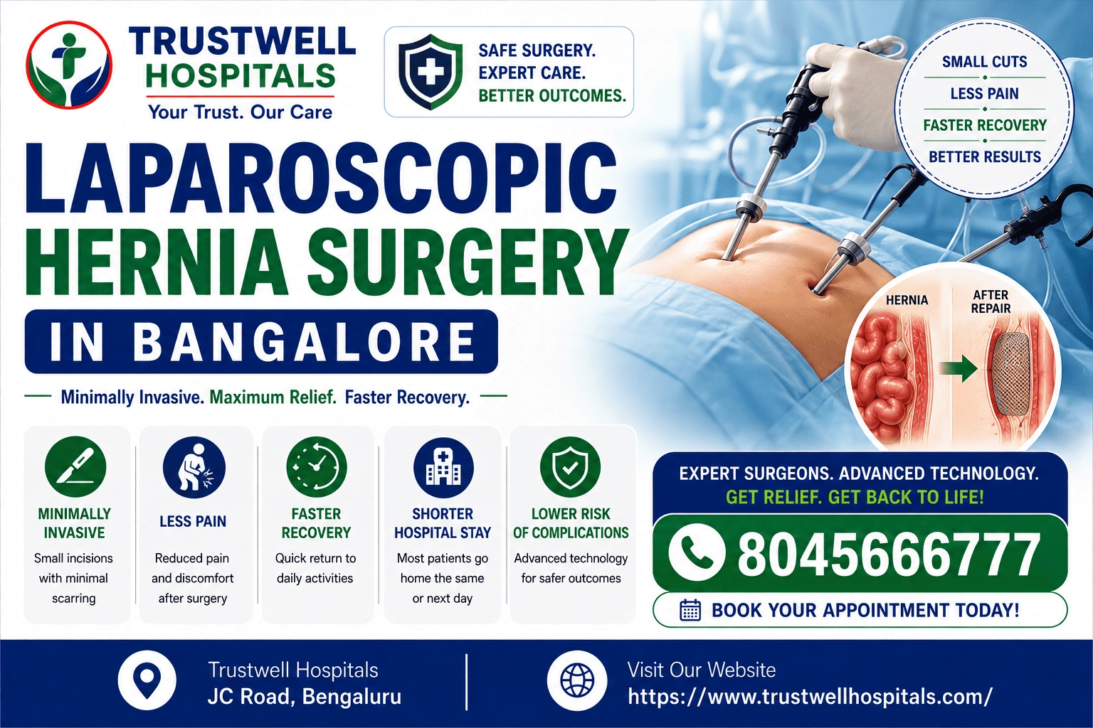 Laparoscopic Hernia Surgery in Bangalore
