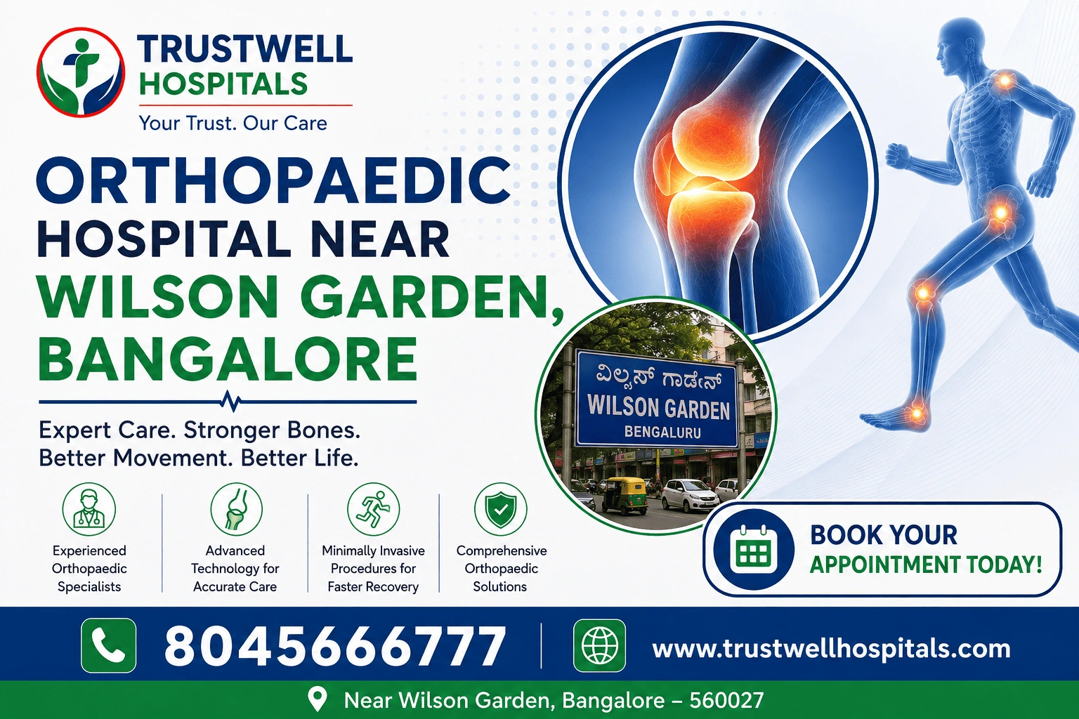orthopaedic hospital near wilson garden bangalore